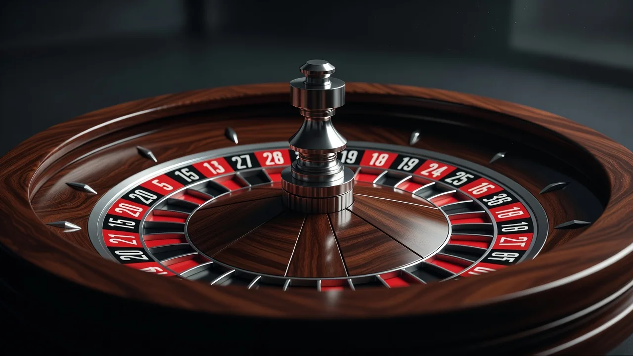 Julius Casino live casino roulette wheel and chips